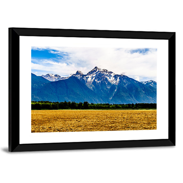 Cheam Mountain Peak Wall Art as a framed print