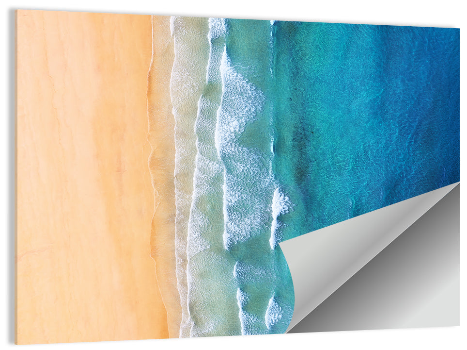 Aerial Iceland Coastline Wall Art