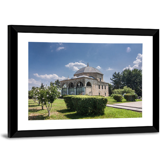 Sunlit Old Mosque in Izmail Wall Art as a framed print