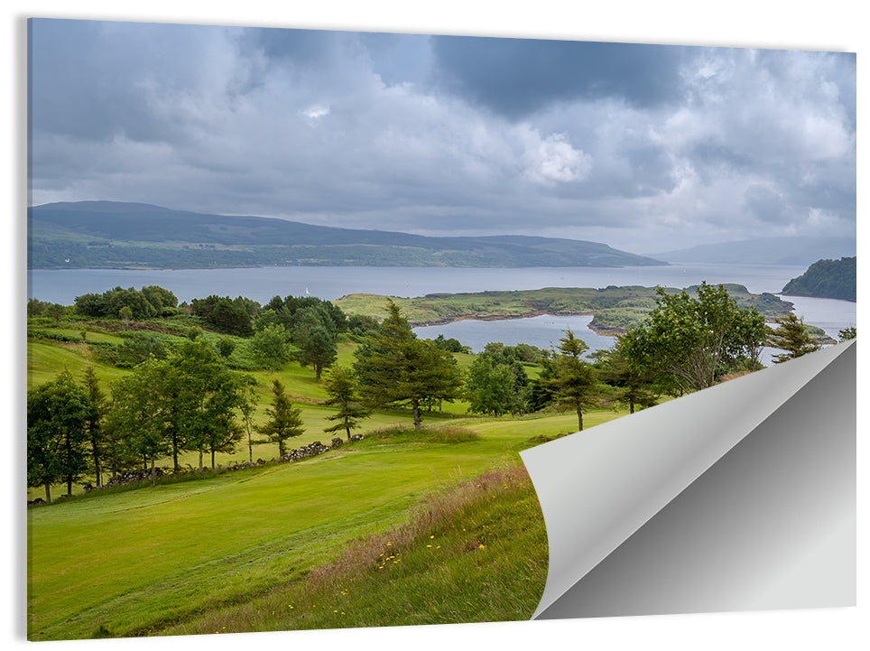 Tobermory Bay Coastal Hill Wall Art