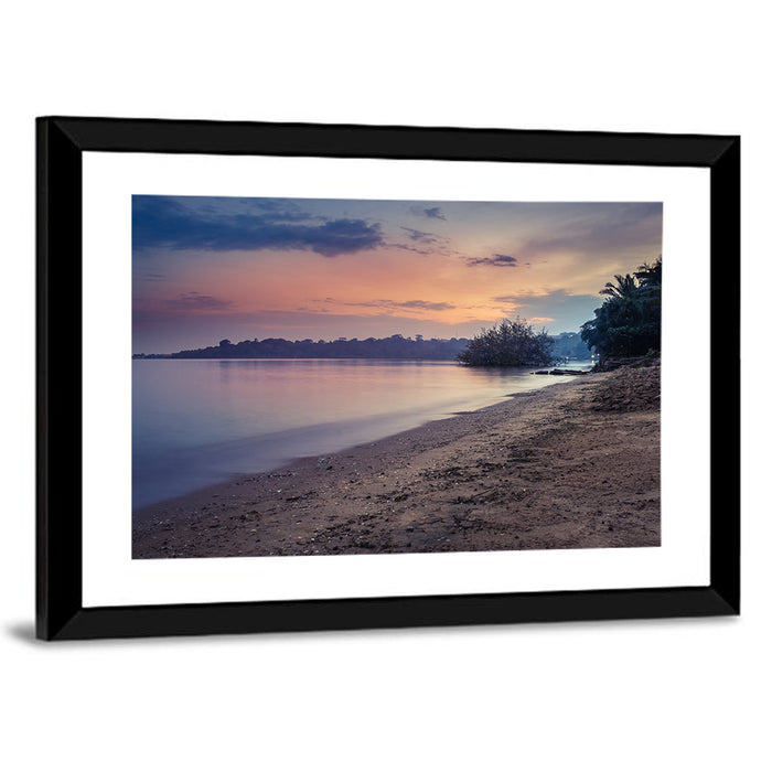 Lake Victoria at Dusk Wall Art as a framed print