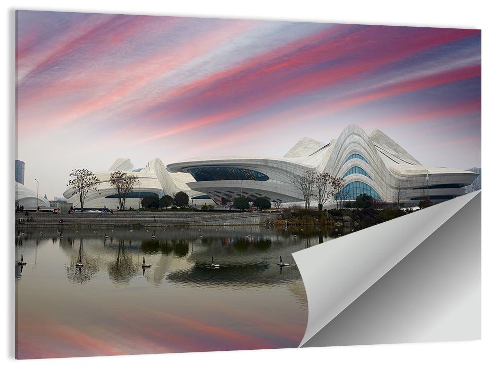 Meixihu International Culture and Arts Centre, Changsha Wall Art