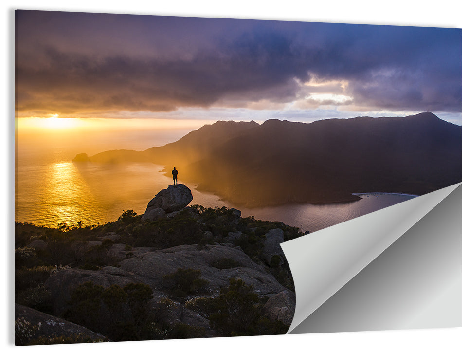 Wineglass Bay Sunset Wall Art