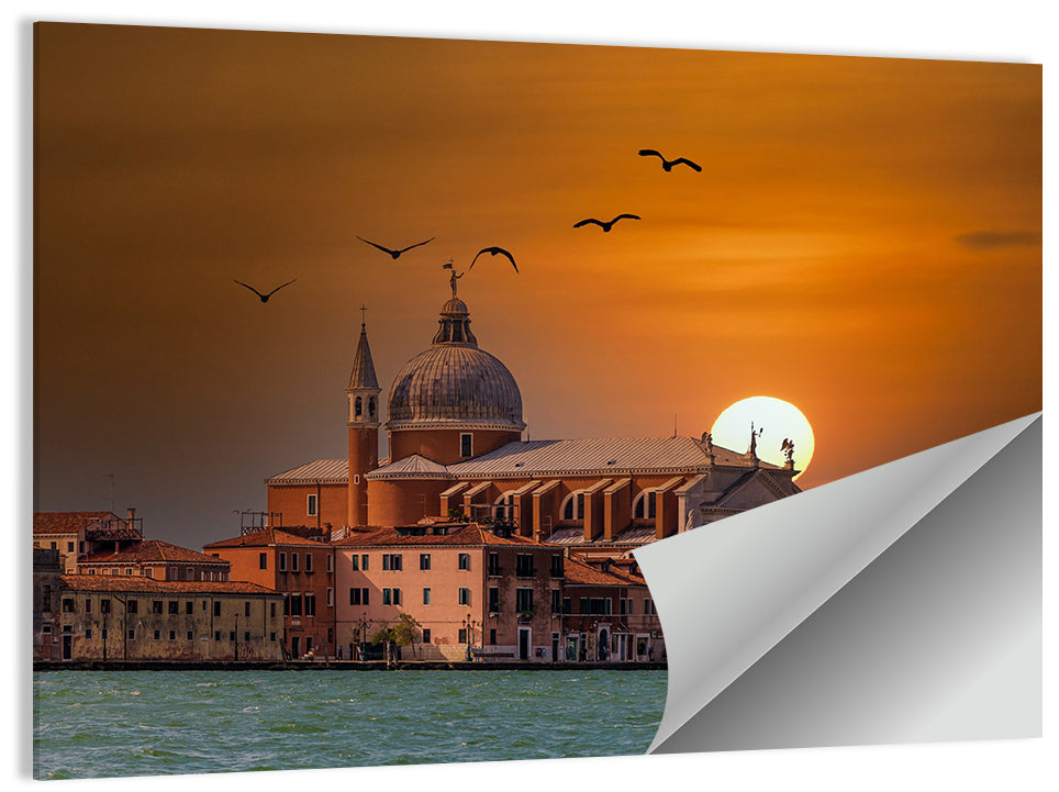 San Giorgio Maggiore at Sunset Wall Art