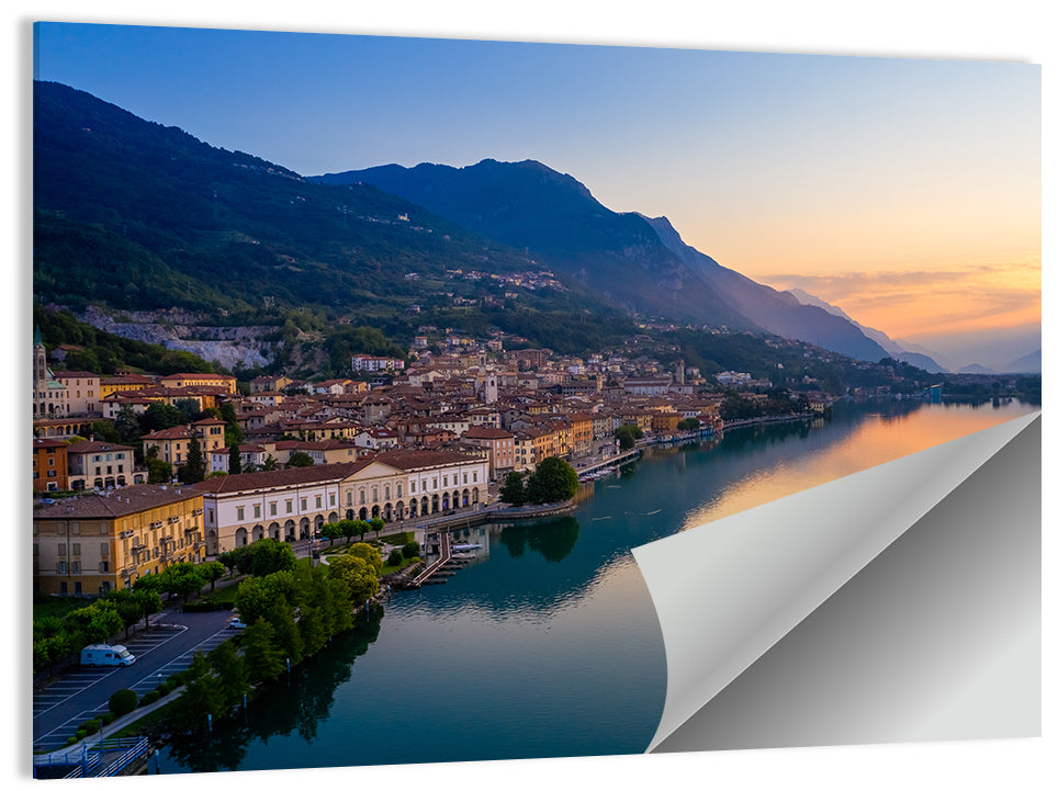 Lake Iseo Sunrise Wall Art