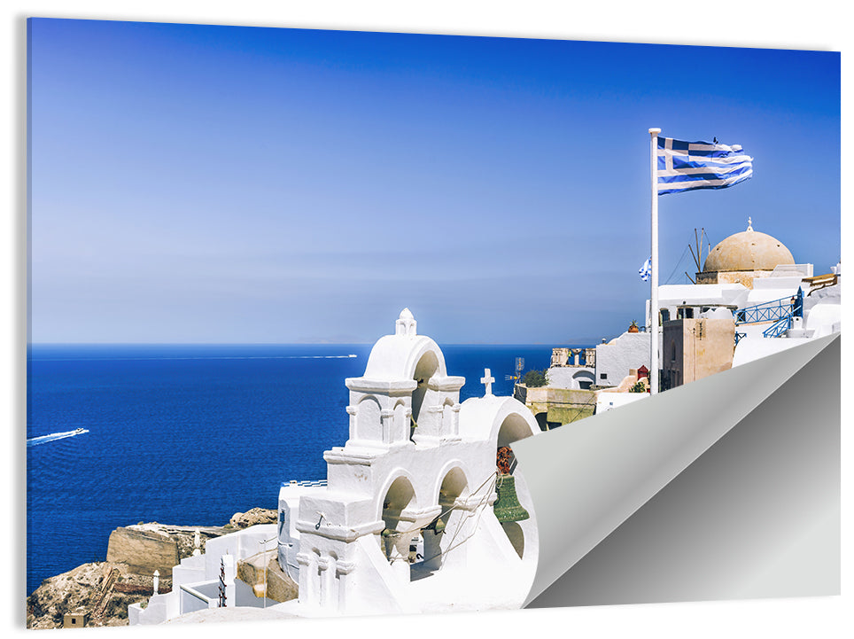 Oia Village & Santorini Island Wall Art