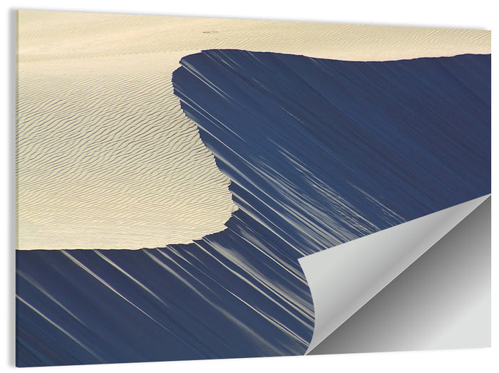 Minimalist Sand Dunes in Late Light Wall Art as a poster print