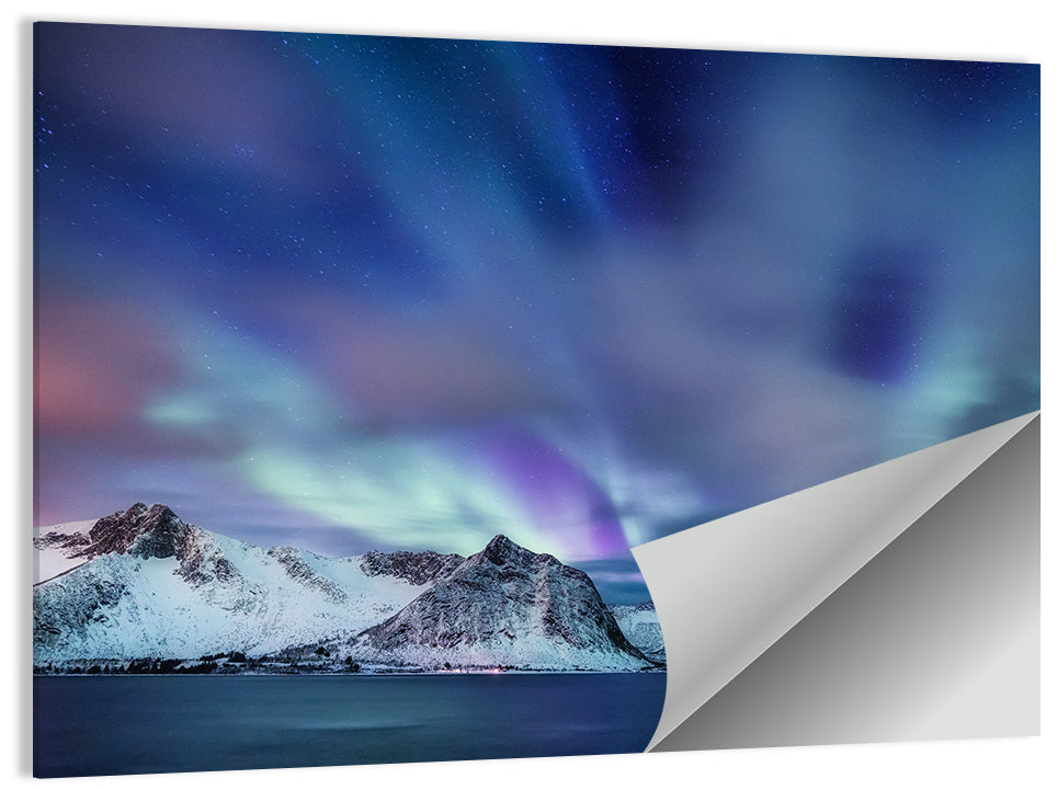 Northern Lights Over Norway Wall Art