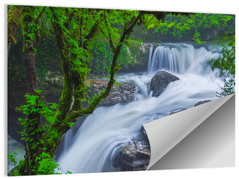Gachedili Canyon Waterfall Wall Art