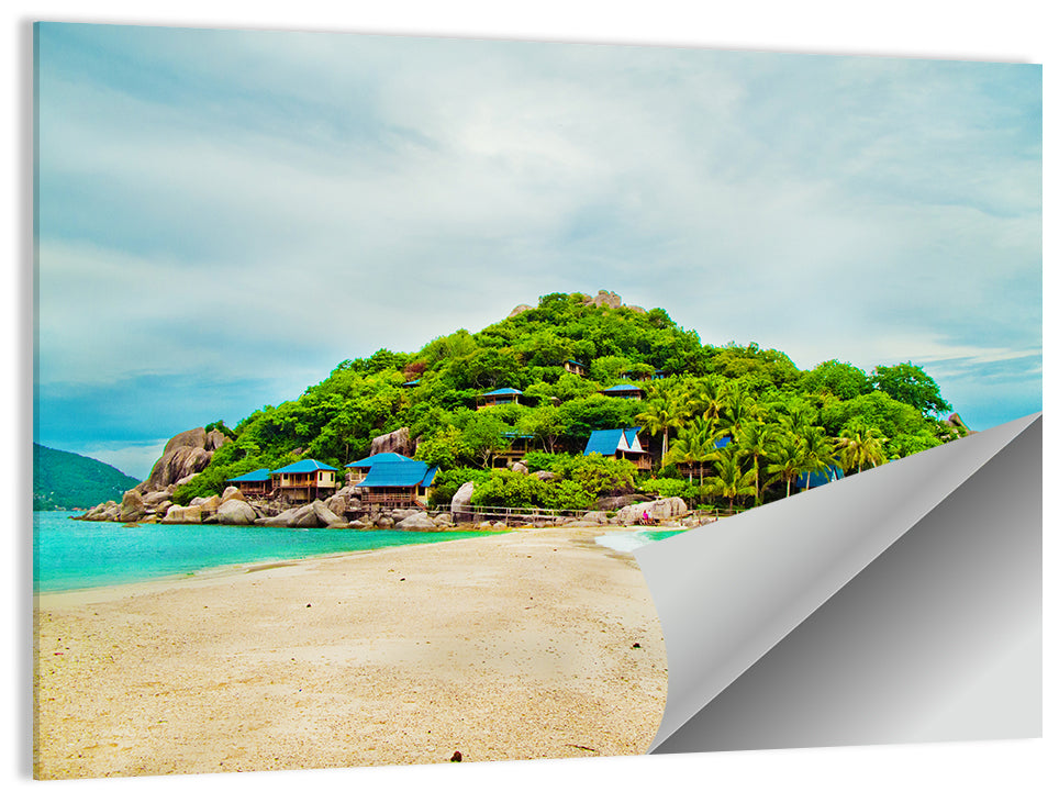 Koh Nang Yuan Sandbar Island Beach Wall Art