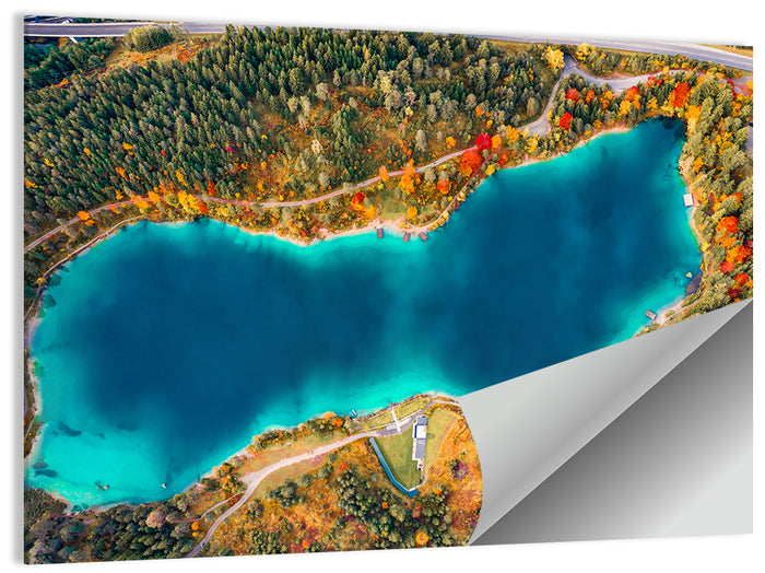 Urisee Lake Wall Art as a poster print