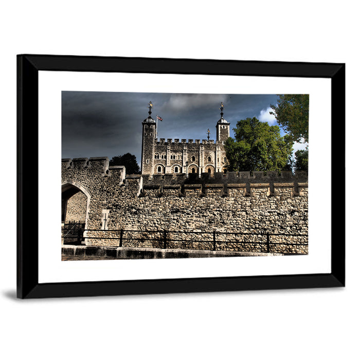Tower of London Wall Art as a framed print