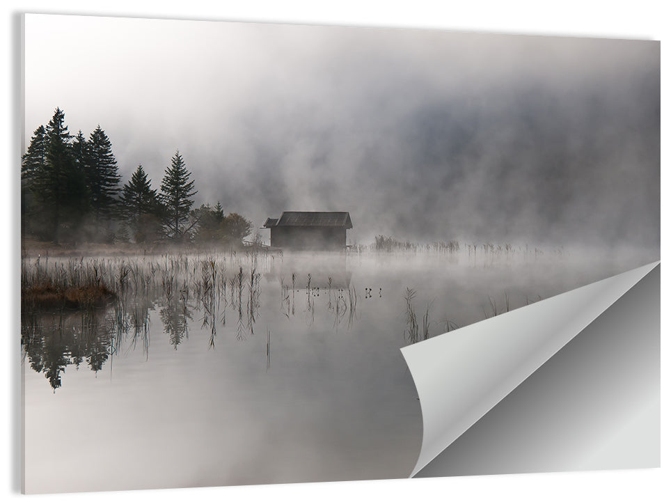Ferchensee Morning Mist Wall Art