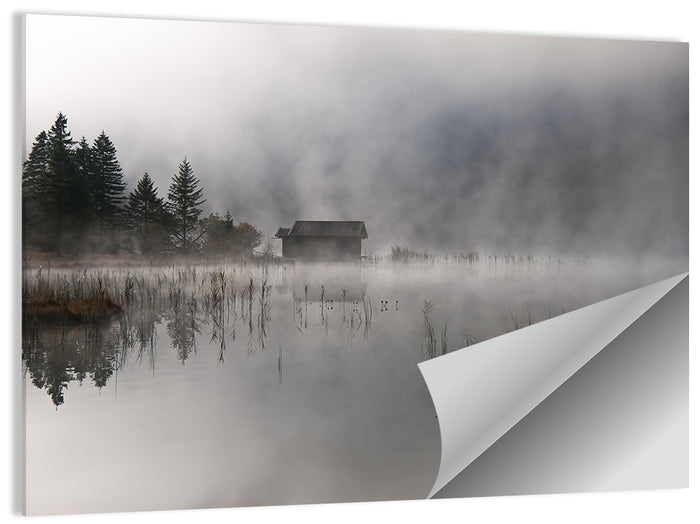 Ferchensee Morning Mist Wall Art as a poster print