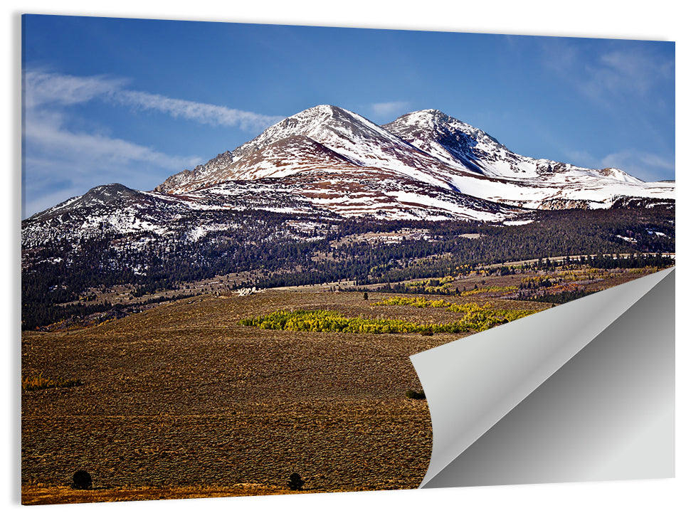 Sierra Nevada Snow Capped Peaks Wall Art