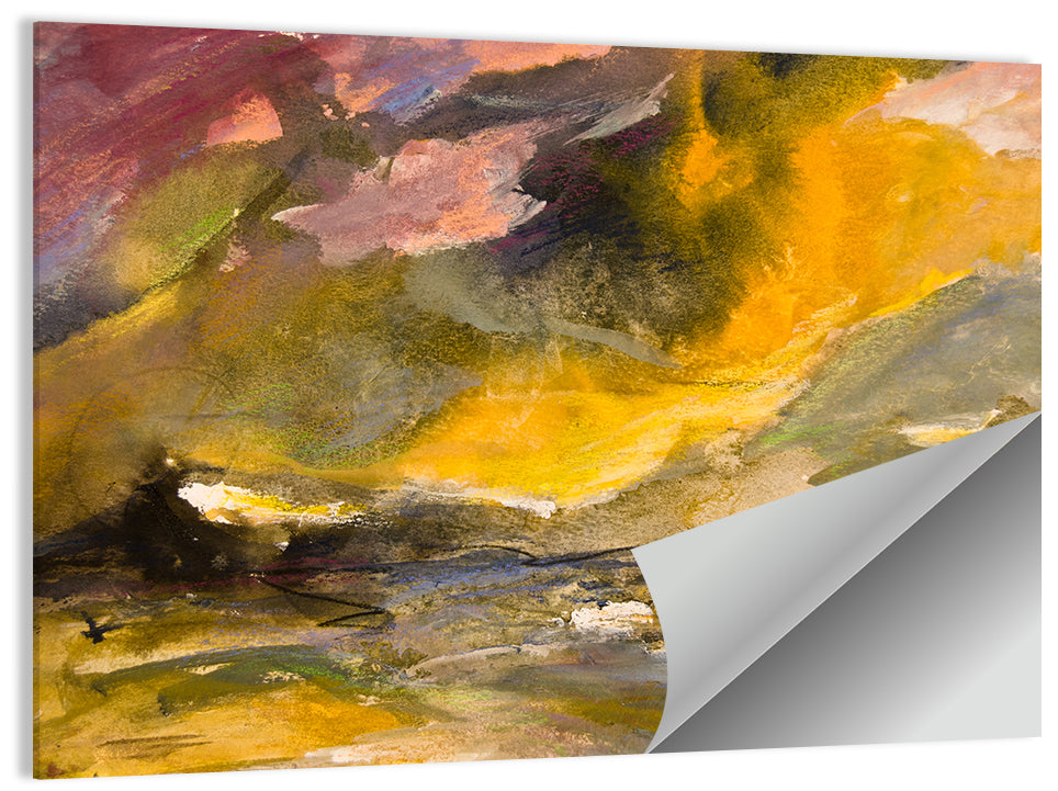 Coastal Storm Abstract Wall Art