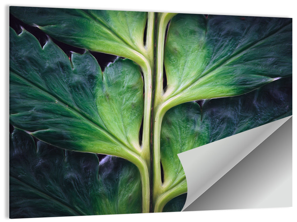 Fern Stem Macro Study Wall Art