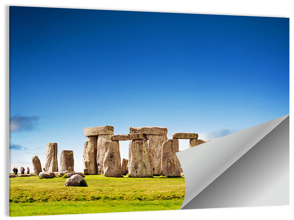Stonehenge Under Blue Sky Wall Art