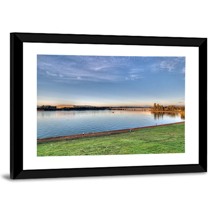 Lake Burley Griffin, Canberra Wall Art as a framed print