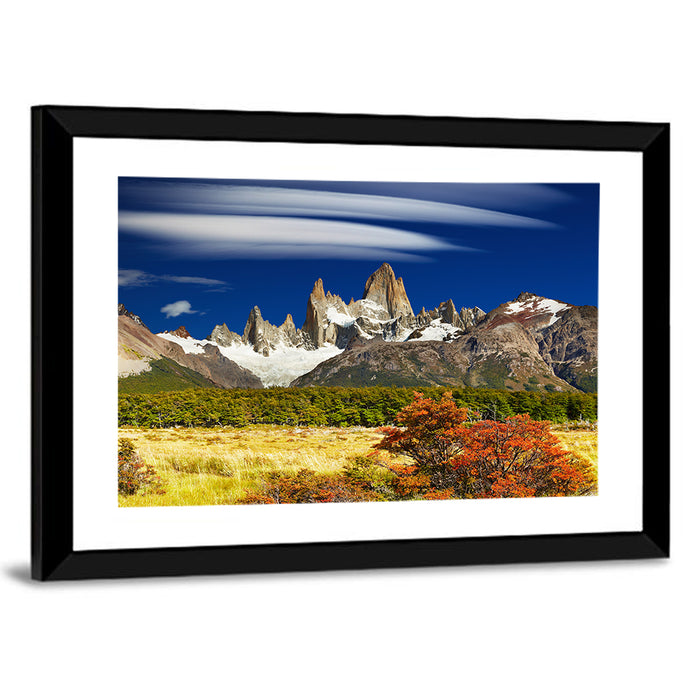 Fitz Roy Peaks, El Chaltén Wall Art as a framed print