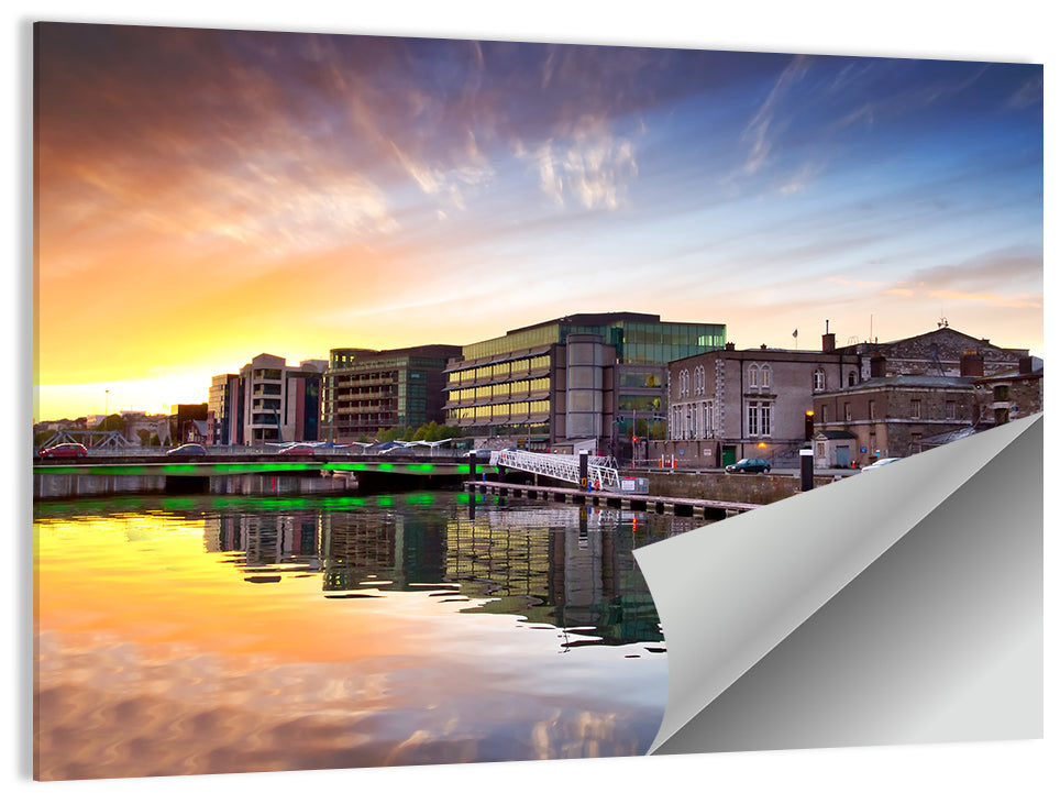 River Liffey at Dusk Wall Art