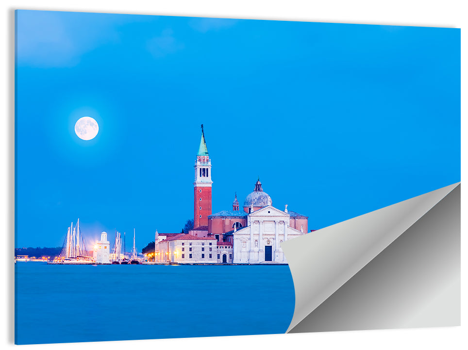 San Giorgio Maggiore Moonlight Wall Art