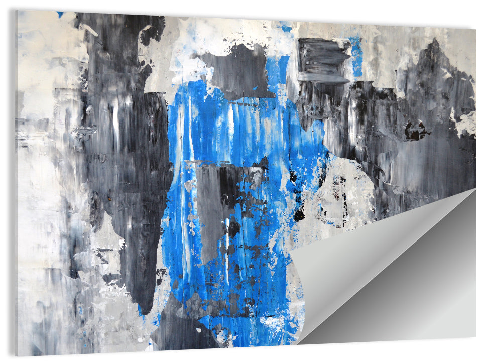 Colors Fight Abstract Wall Art