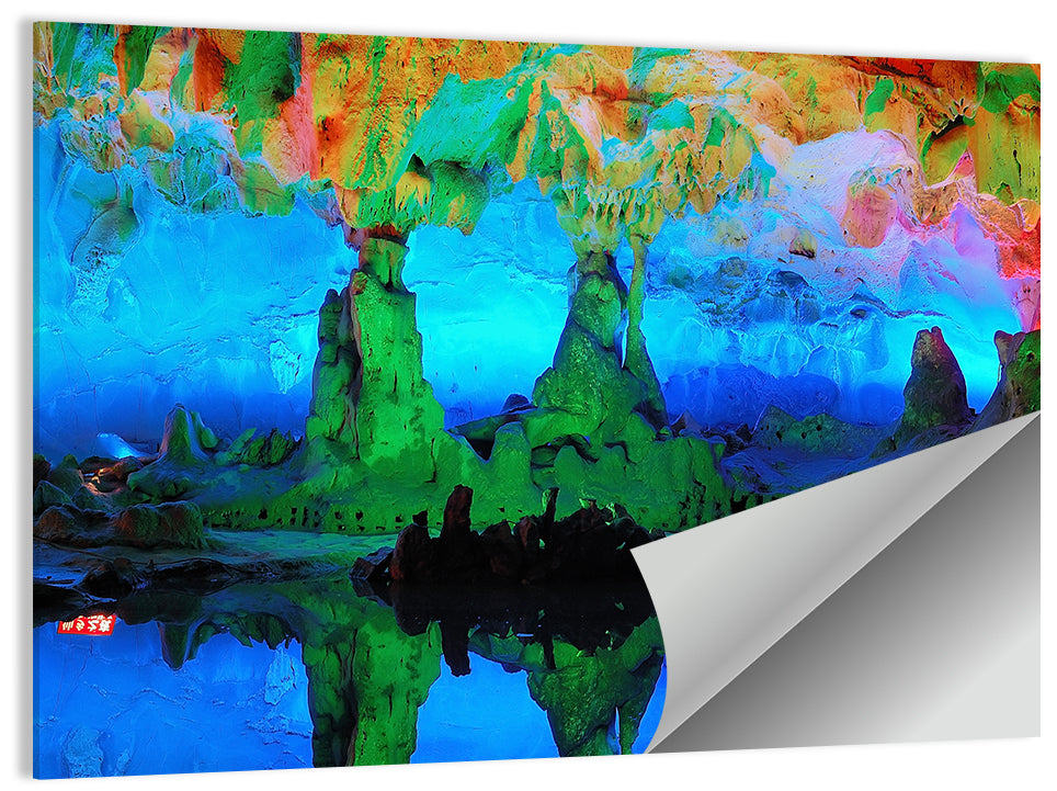 Guilin Led Lit Cave Reflection Wall Art