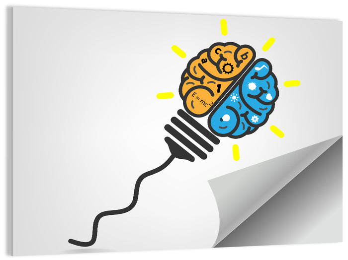 Think Out of the Box Wall Art as a poster print
