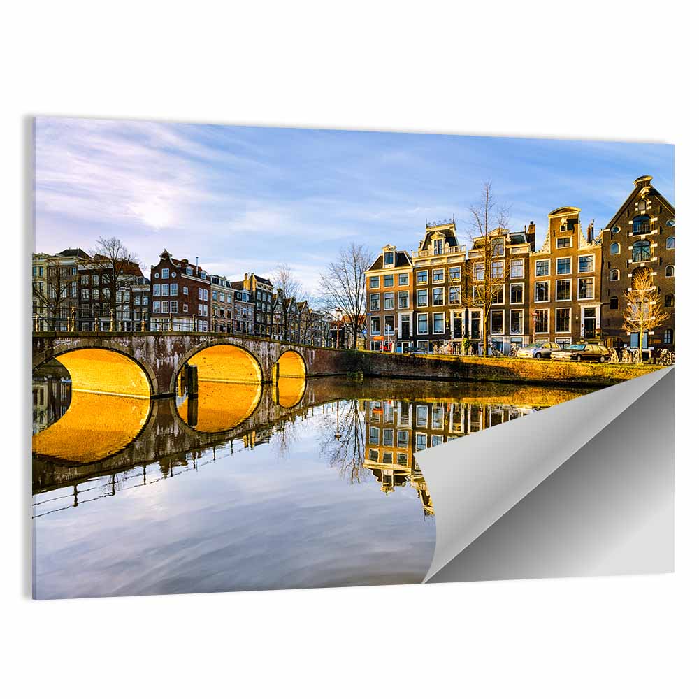 Amsterdam Morning Canal Wall Art