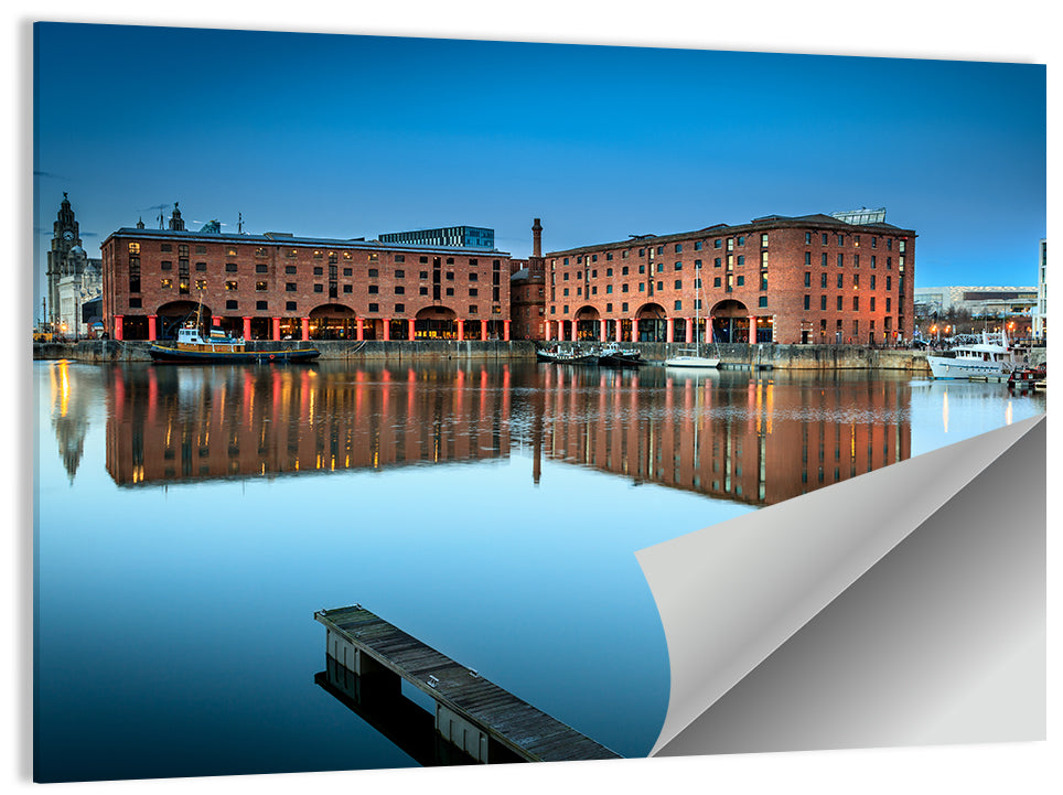 Royal Albert Dock Reflections, Liverpool Wall Art