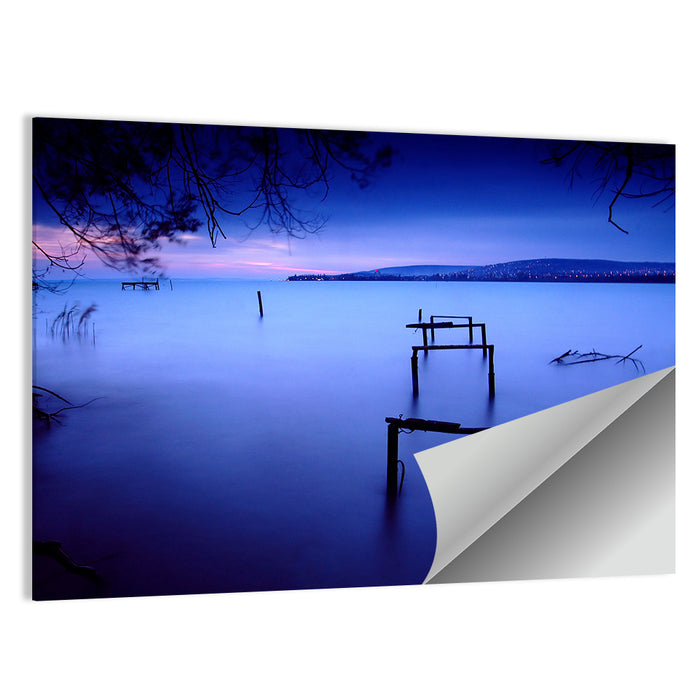 Lake Balaton at Twilight Wall Art as a poster print