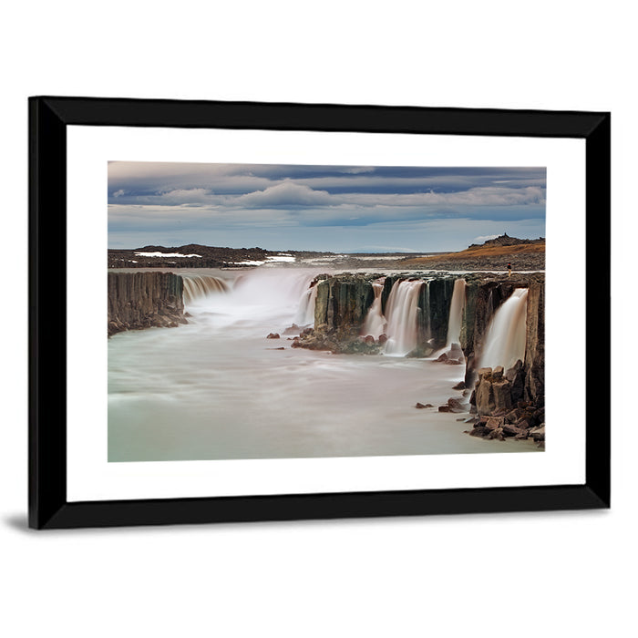 Selfoss Waterfall, Iceland Wall Art as a framed print