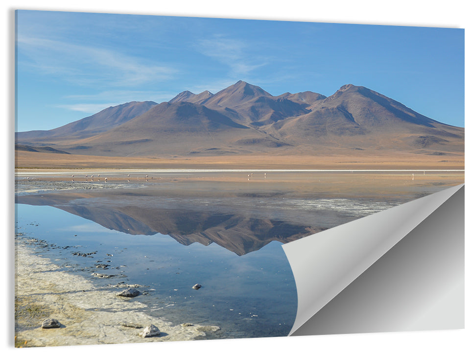 Sur Lipez Salt Lake Reflection Wall Art