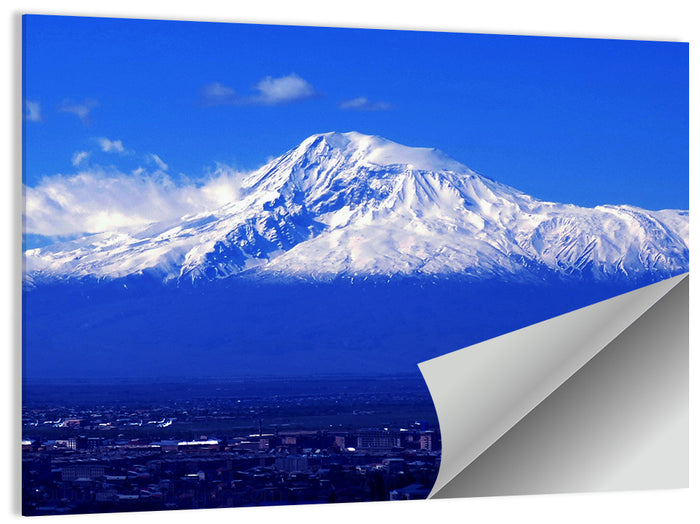 Mount Ararat Over Yerevan Wall Art as a poster print
