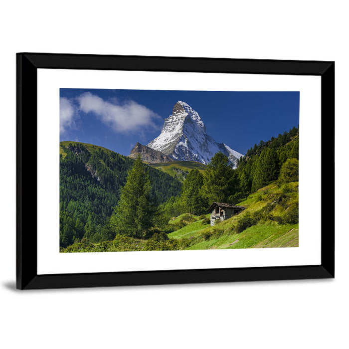Matterhorn Peak, Zermatt Wall Art as a framed print