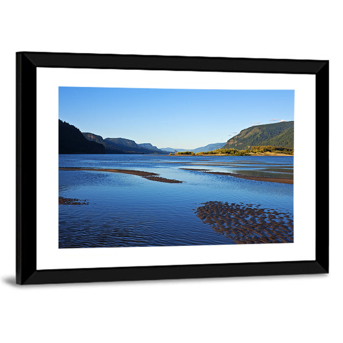 River Gorge Landscape Wall Art as a framed print