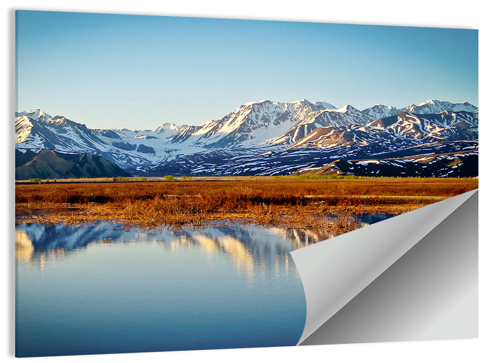 Summit Lake Reflection Wall Art
