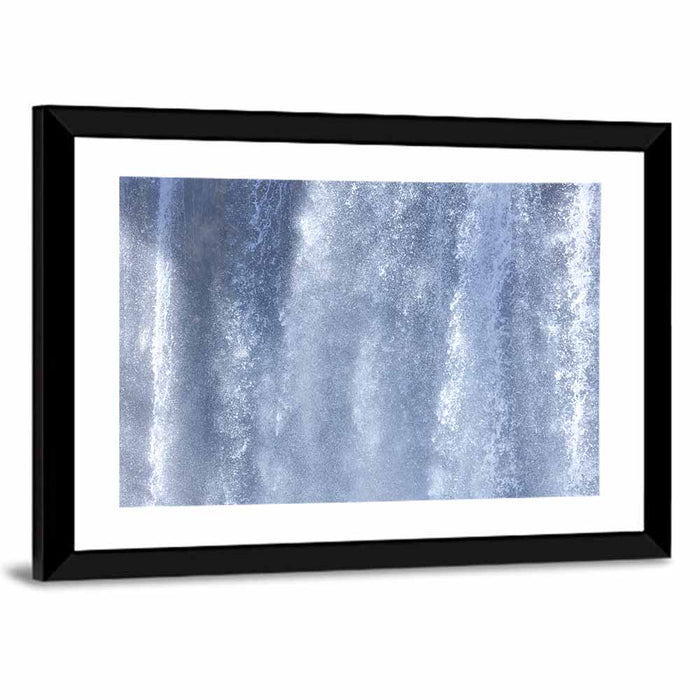 Abstract Waterfall Pattern Wall Art as a framed print