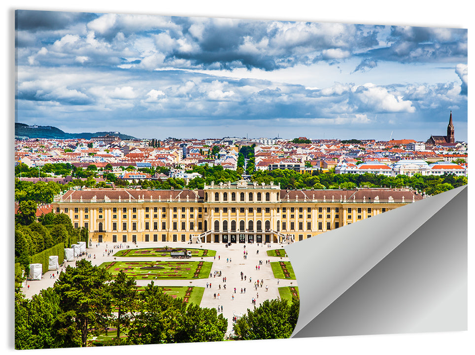 Schönbrunn Palace and Great Parterre Gardens Wall Art