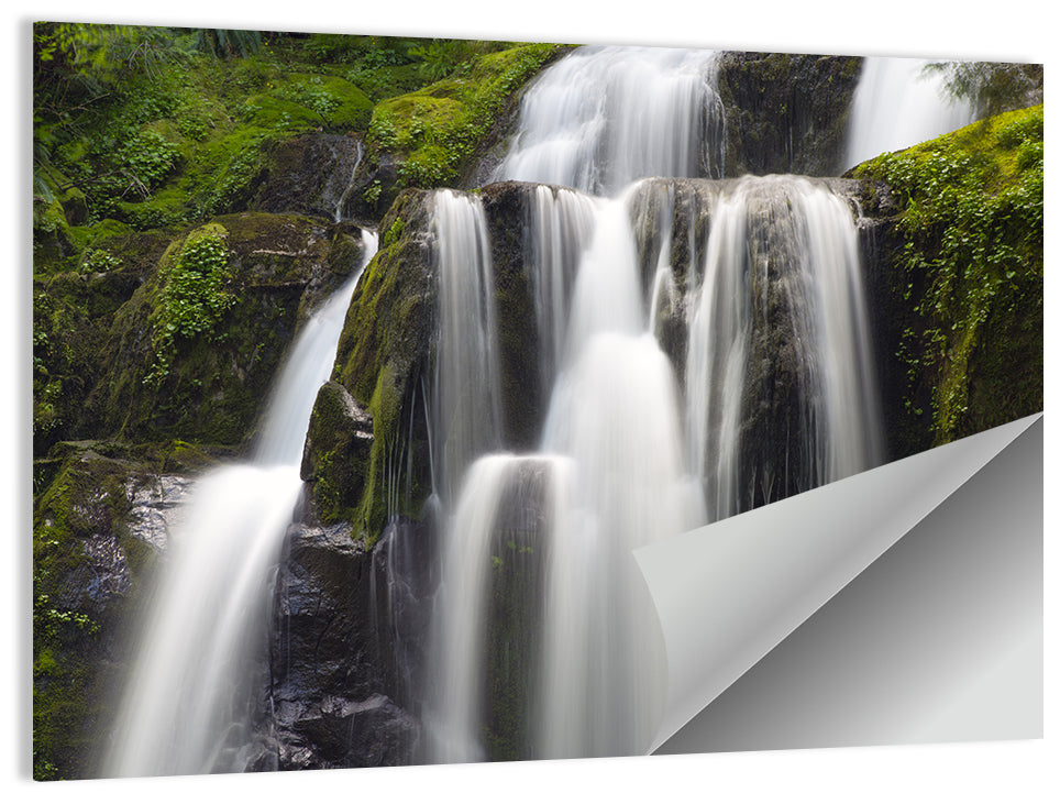 Mossy Kentucky Waterfall Wall Art