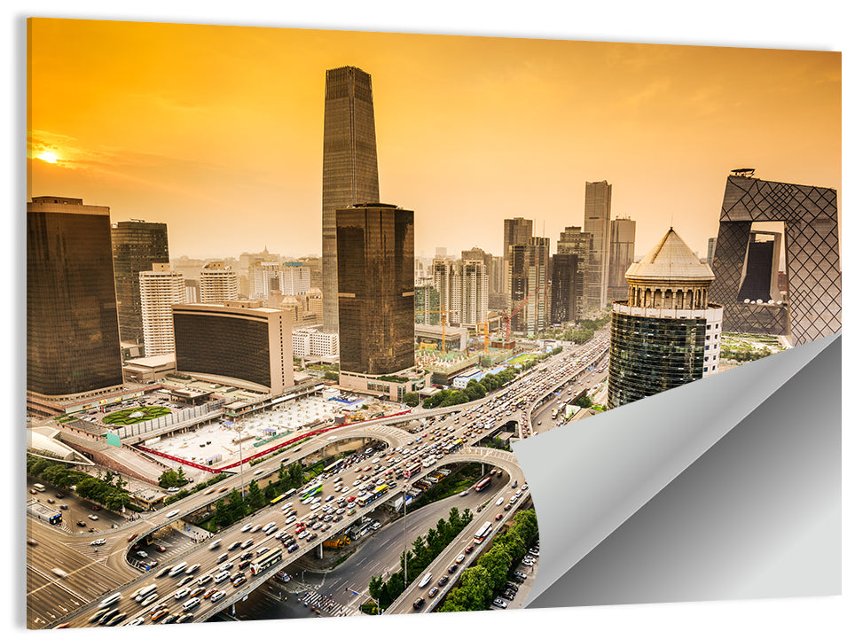 Beijing Skyline Wall Art