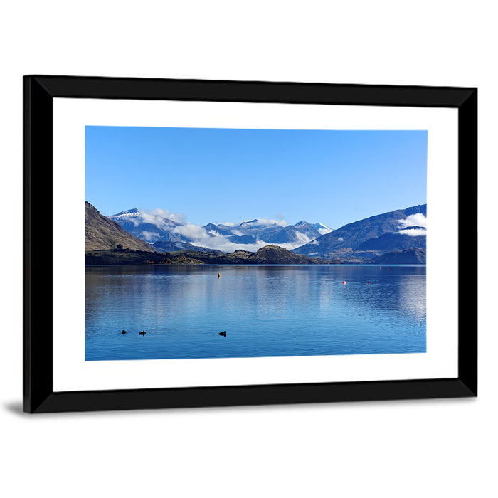 Lake Wanaka Reflections Wall Art as a framed print