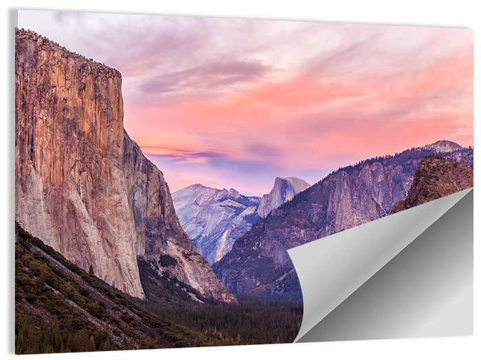 El Capitan at Tunnel View Wall Art as a poster print