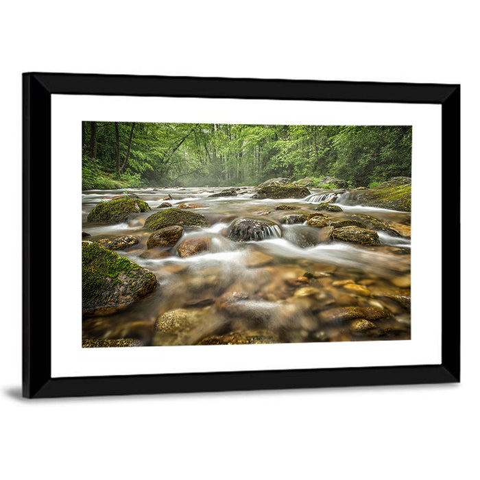 Forest Creek, North Carolina Wall Art as a framed print