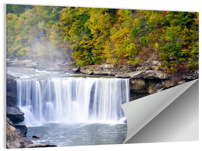 Cumberland Falls Long Exposure Wall Art as a poster print