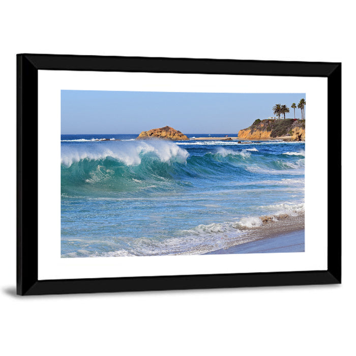 South Laguna Beach Wall Art as a framed print