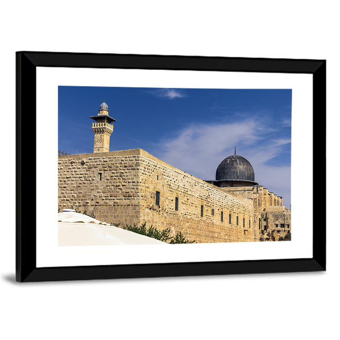 Al Aqsa Mosque, Temple Mount Wall Art as a framed print