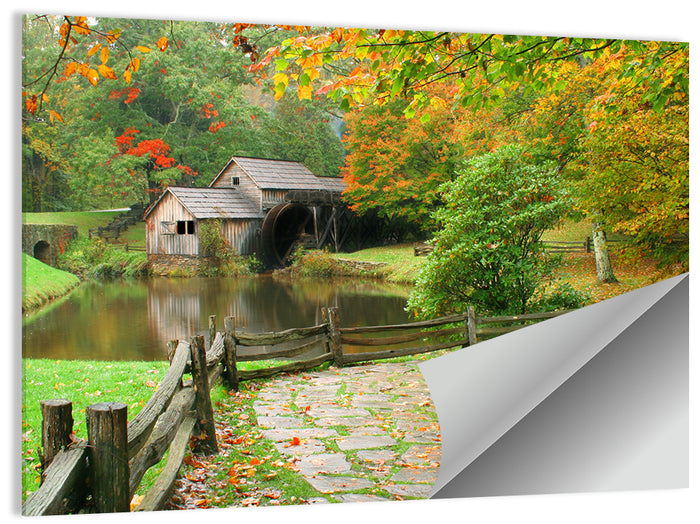 Mabrys Mill Wall Art as a poster print