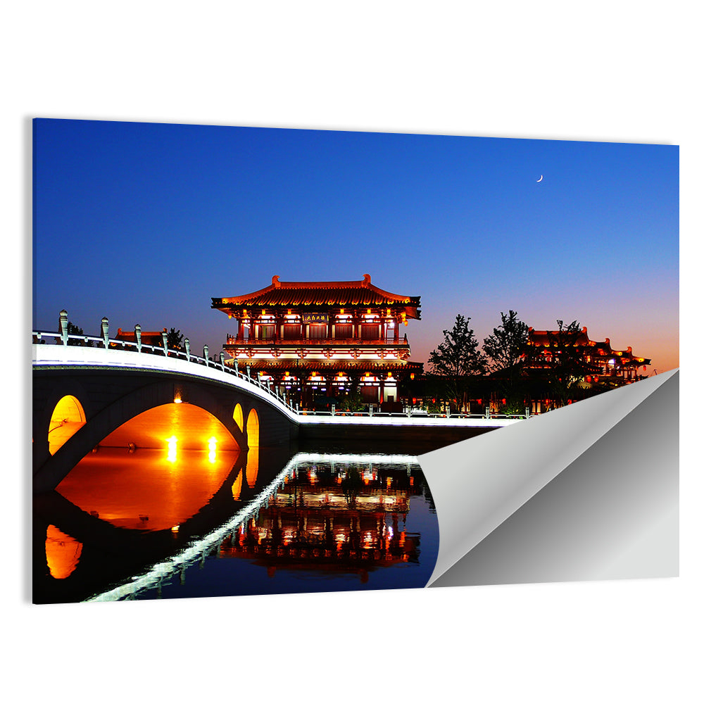 Tang Paradise Nightscape Wall Art